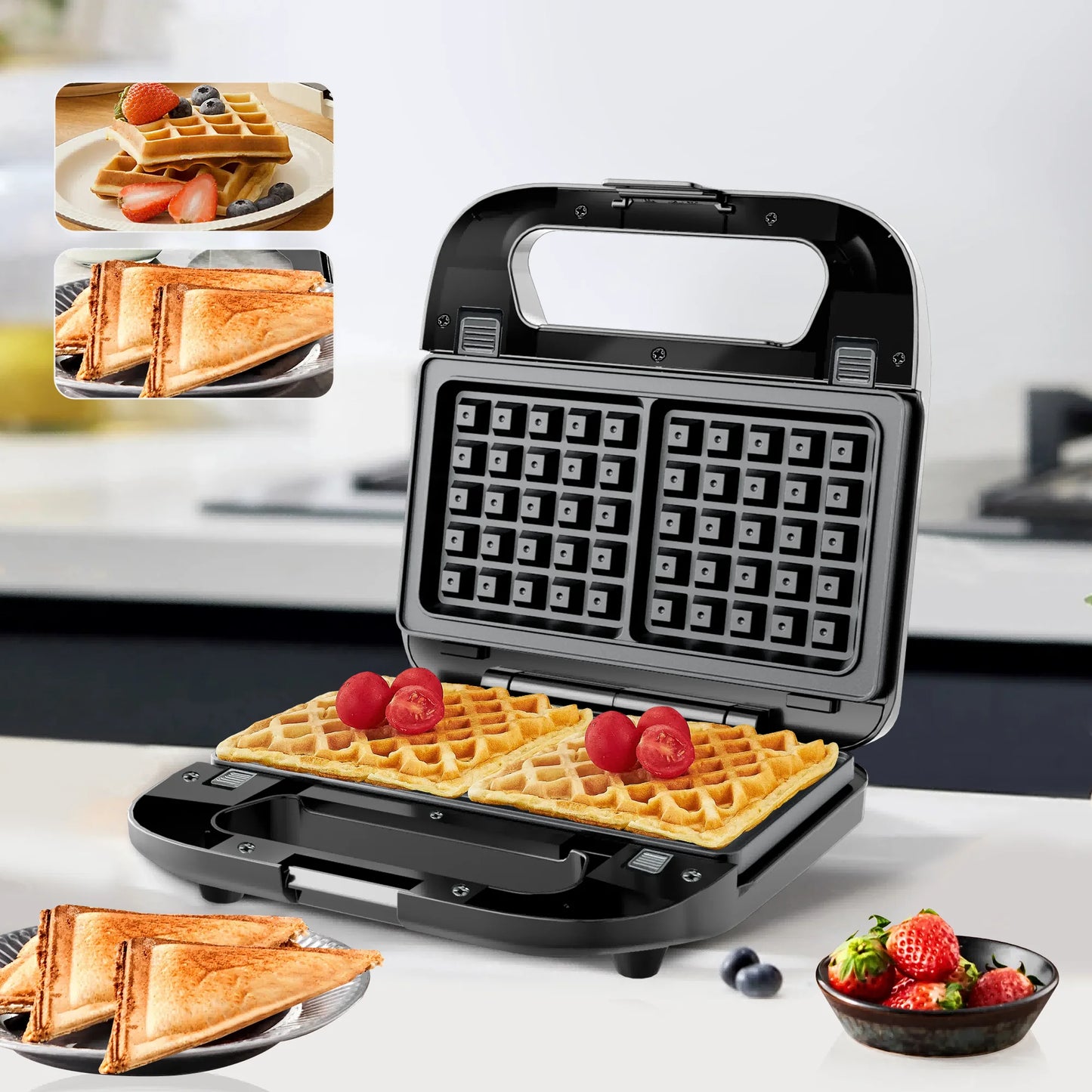 3 in 1 Sandwich Maker & Waffle Maker