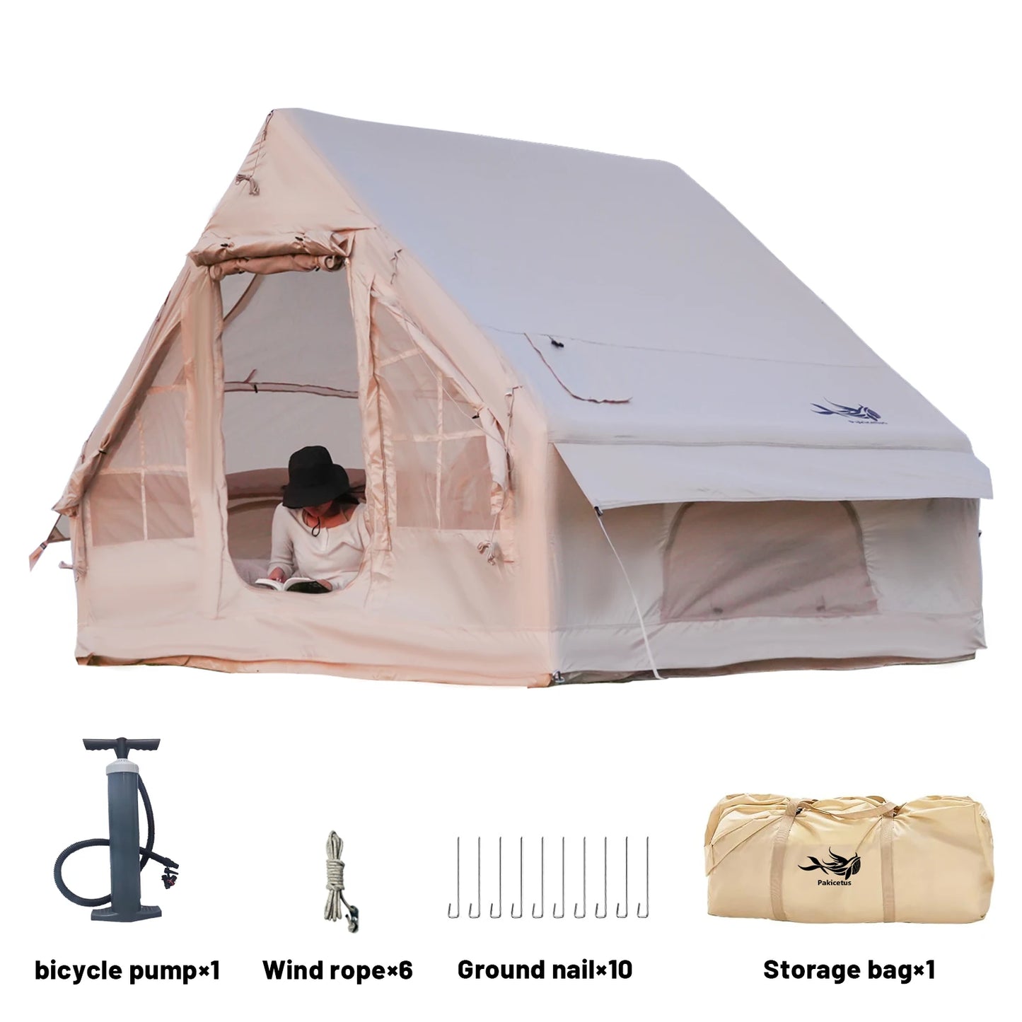 3-4 Person Inflatable Camping Tent