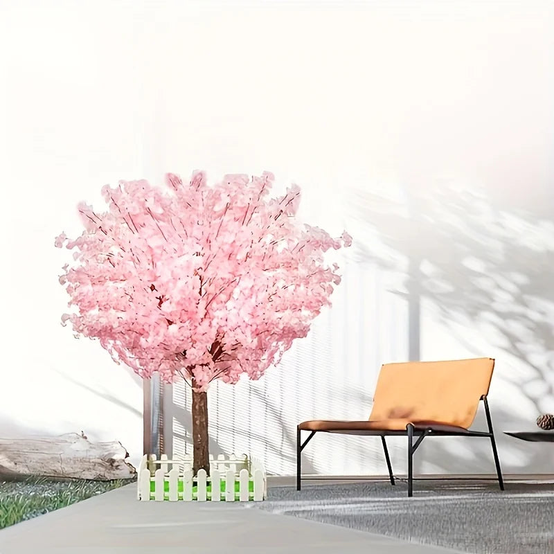 Artificial Cherry Pink Blossom Trees Indoor Decor
