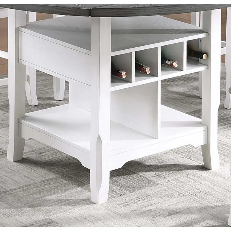 Classic 7-Piece Counter Height Dining Set 6 Chairs