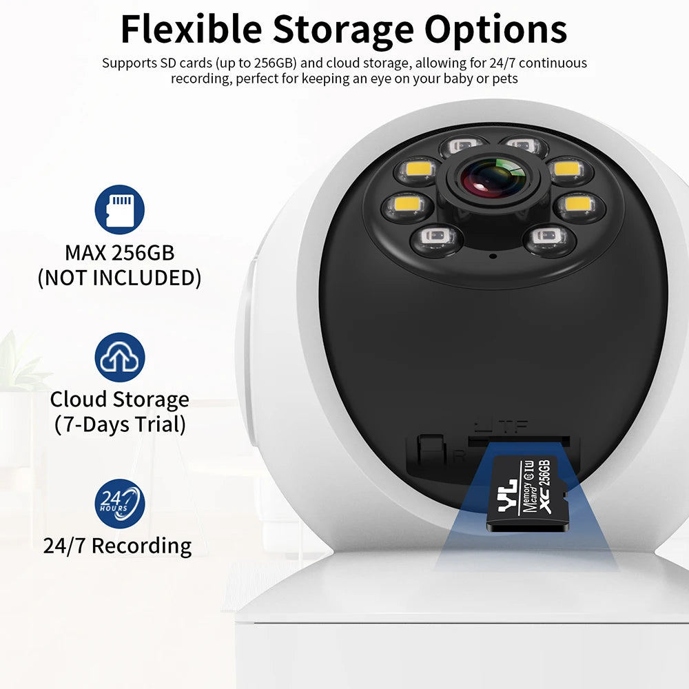 Vstarcam Indoor Security Camera for Home 360° Coverage