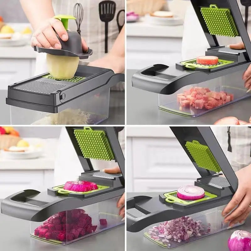 16 x 1 Kitchen professional chopper-type slicer