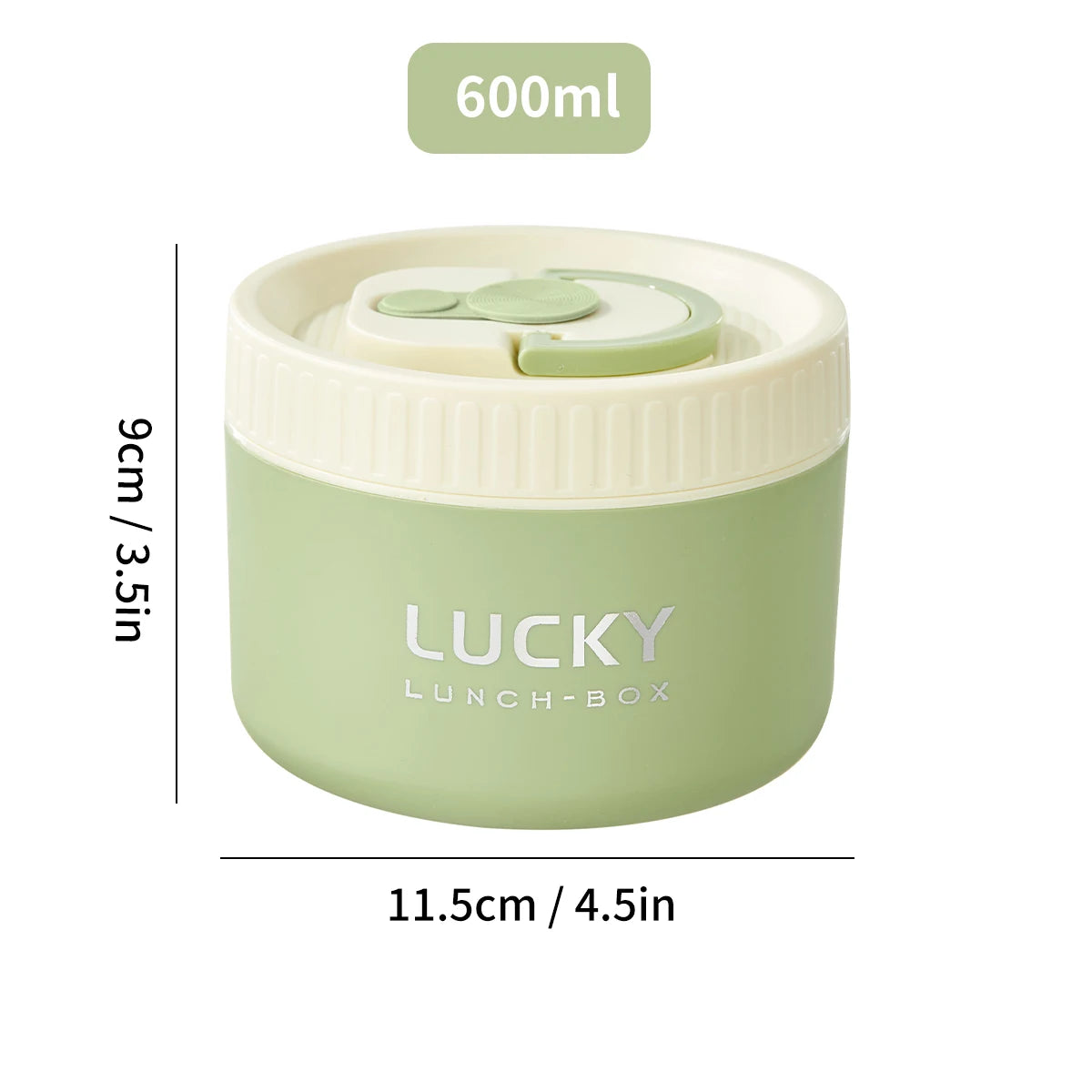 WORTHBUY Portable Insulated Lunch Box 304 Stainless Steel