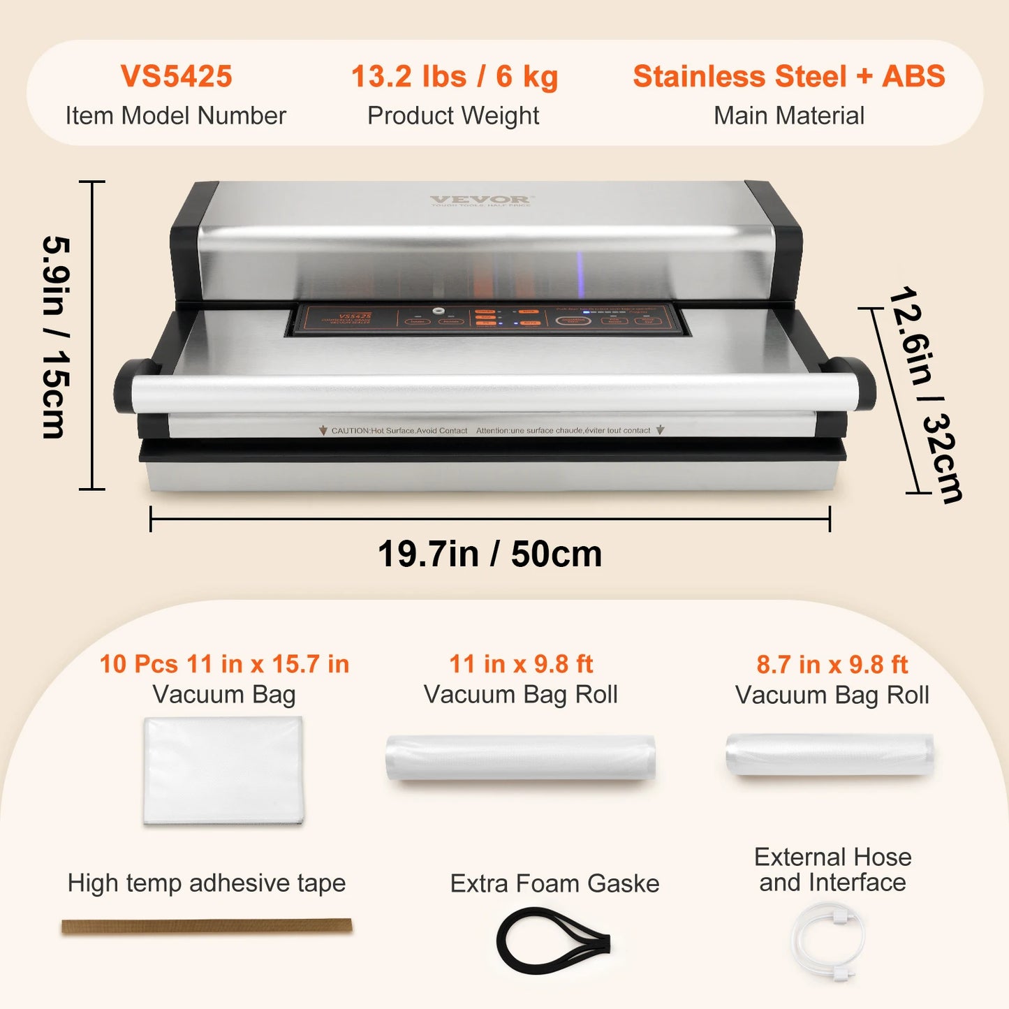 SucceBuy Commercial Vacuum Sealer Machine