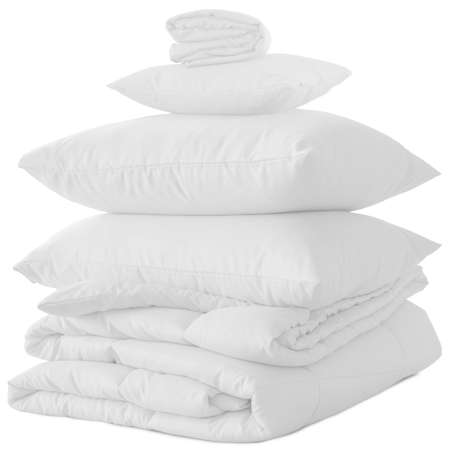 Lux Décor 5-Piece Comforter Set –All in one Bed in a Bag