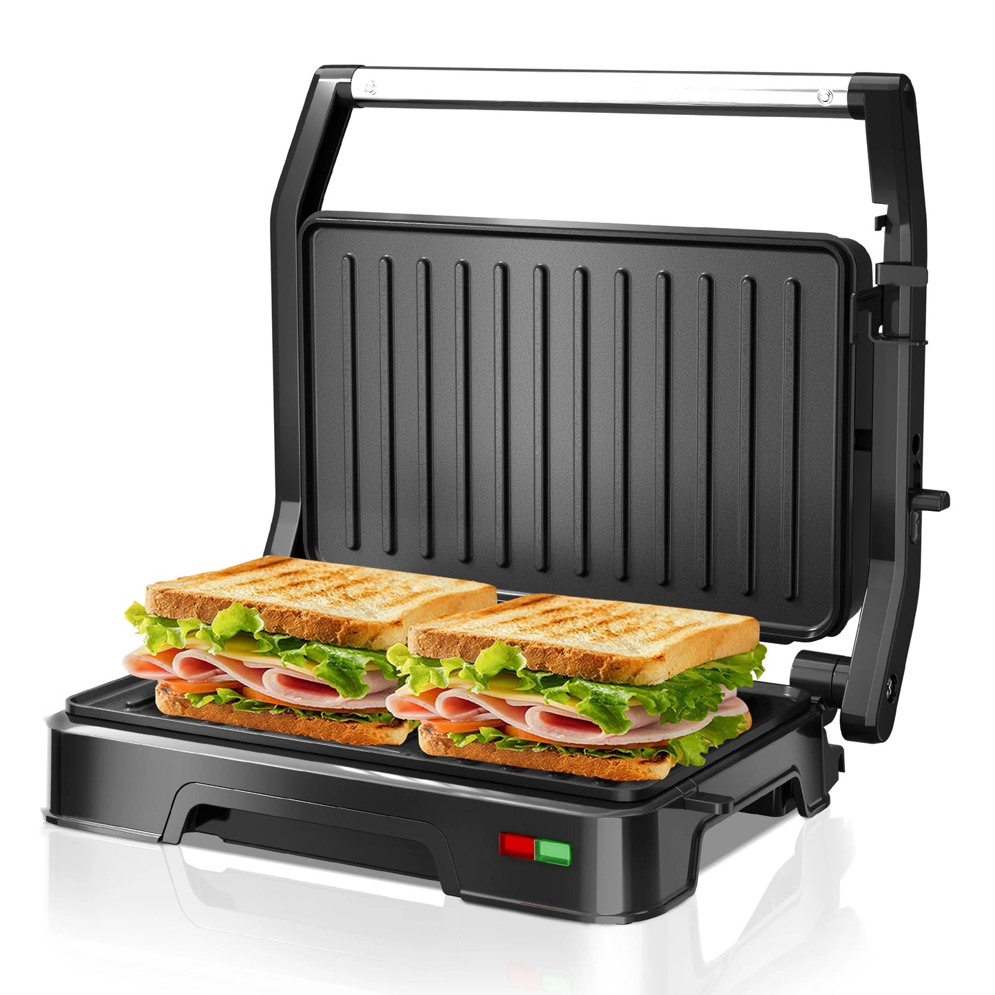 Panini Press Sandwich Maker, 850W Grill