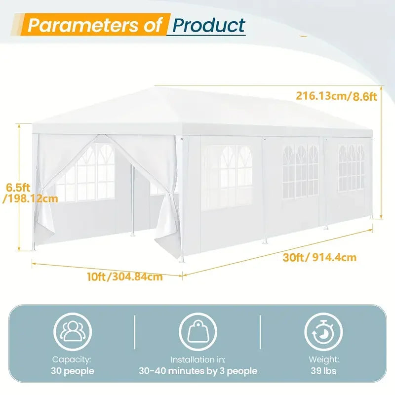 10x10/10x20/10x30 Party Outdoor Canopy Tent