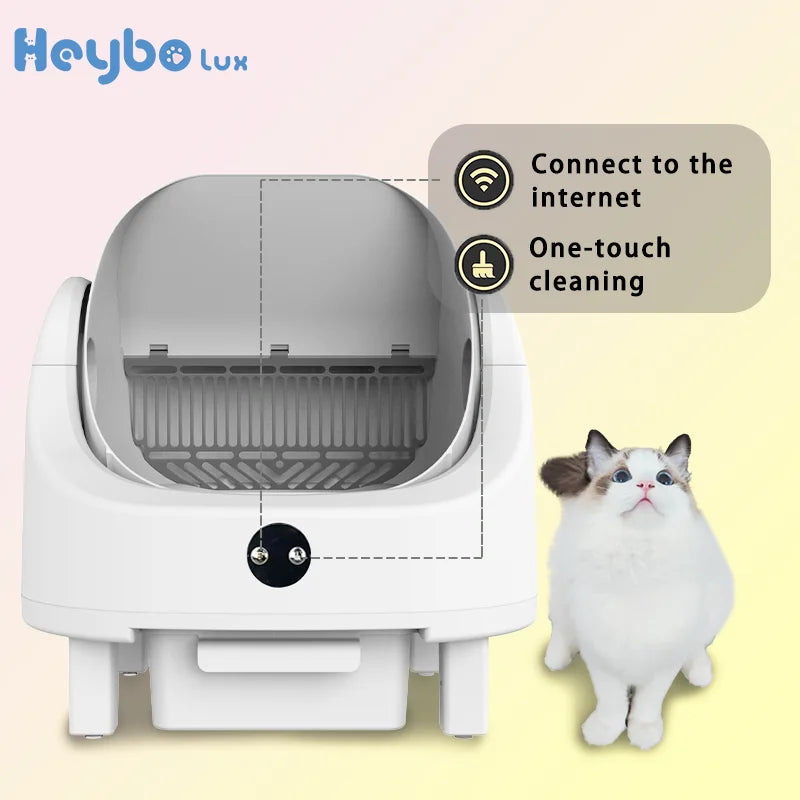 HeyboLux Large Capacity Self Cleaning Cat Litter Box