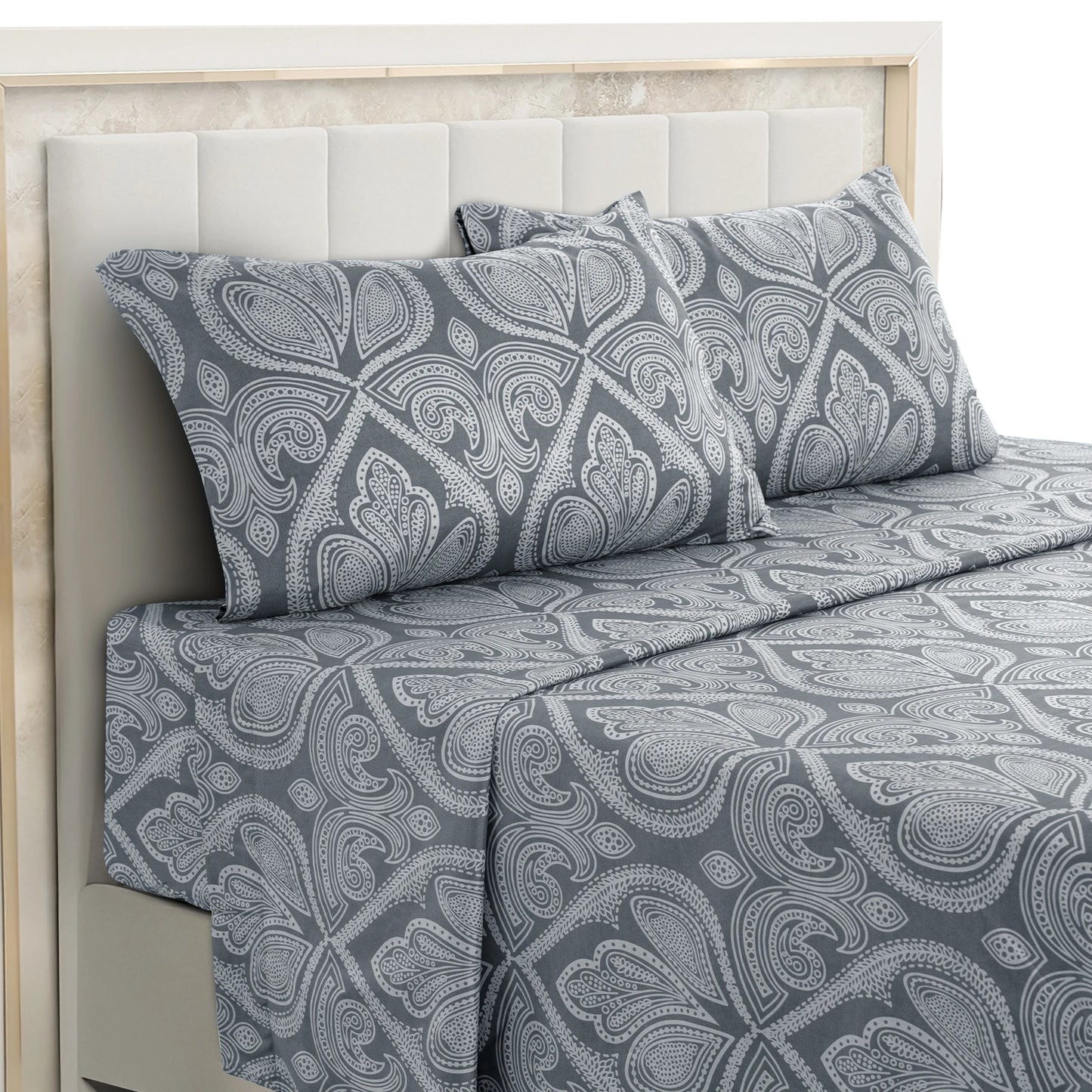 Lux Decor 4-Piece Paisley Bed Sheet Set