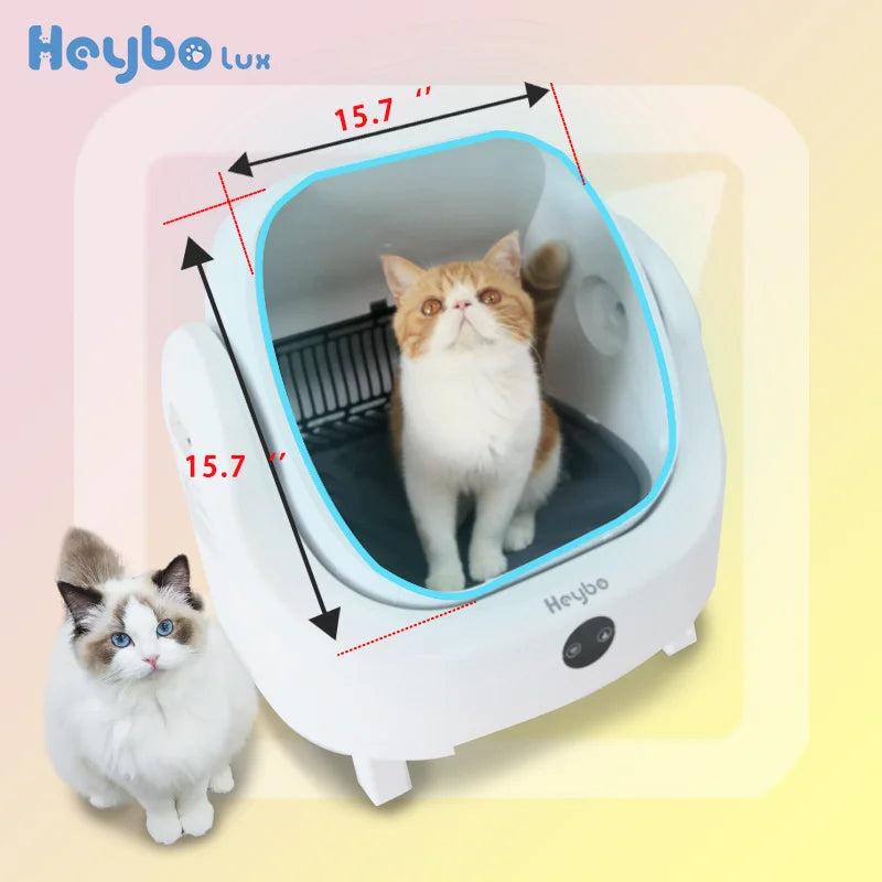 HeyboLux Large Capacity Self Cleaning Cat Litter Box