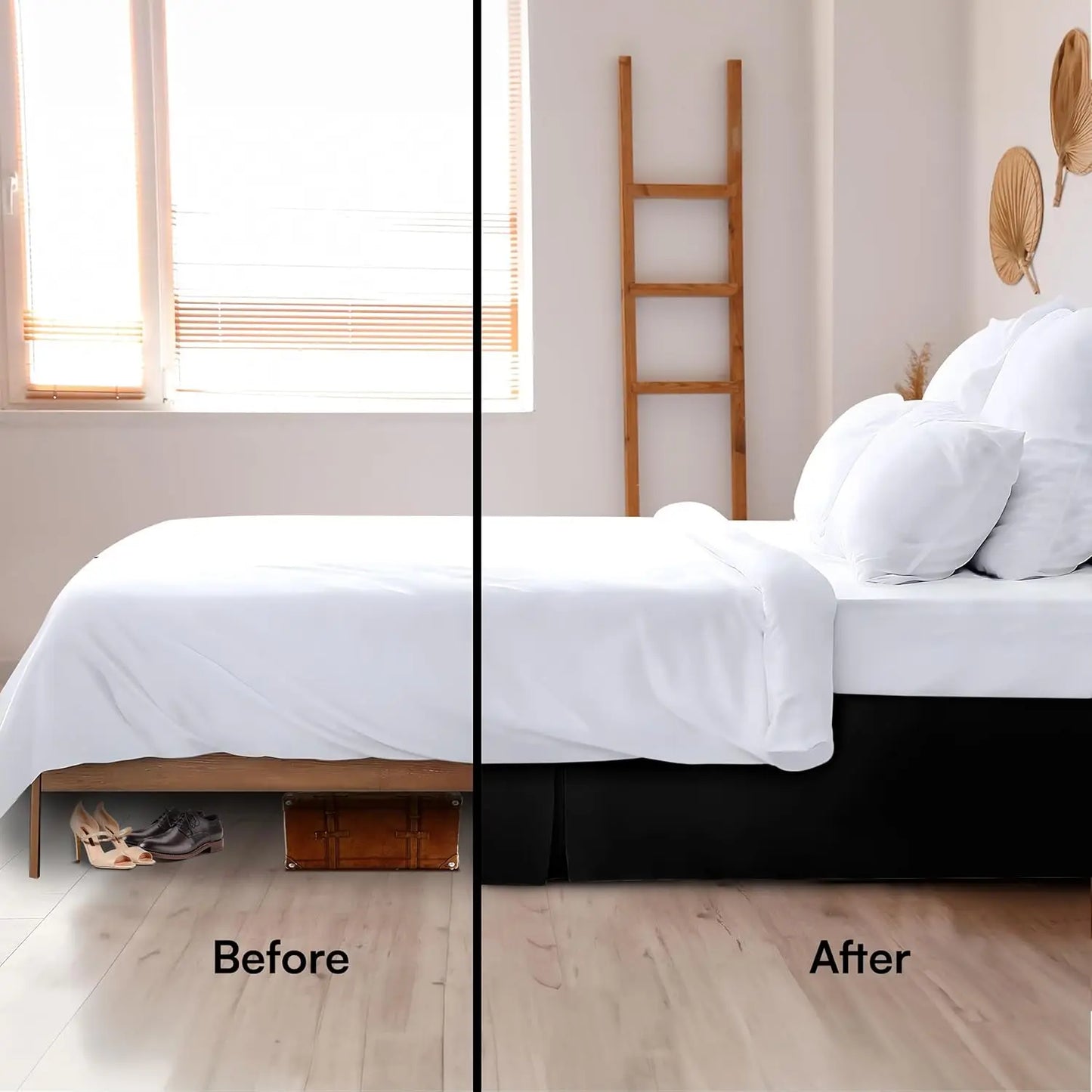 LUX Décor Bed Skirt 16 Inch Drop