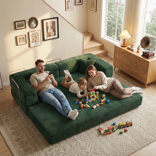 Queen Size Futon Sofa Bed 79' Convertible Couch