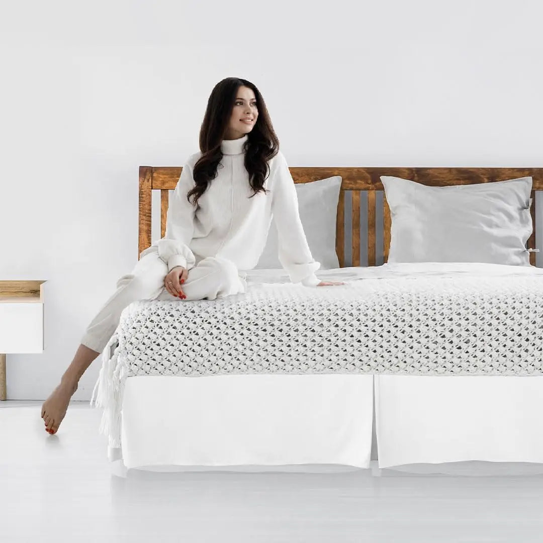 LUX Décor Bed Skirt 16 Inch Drop