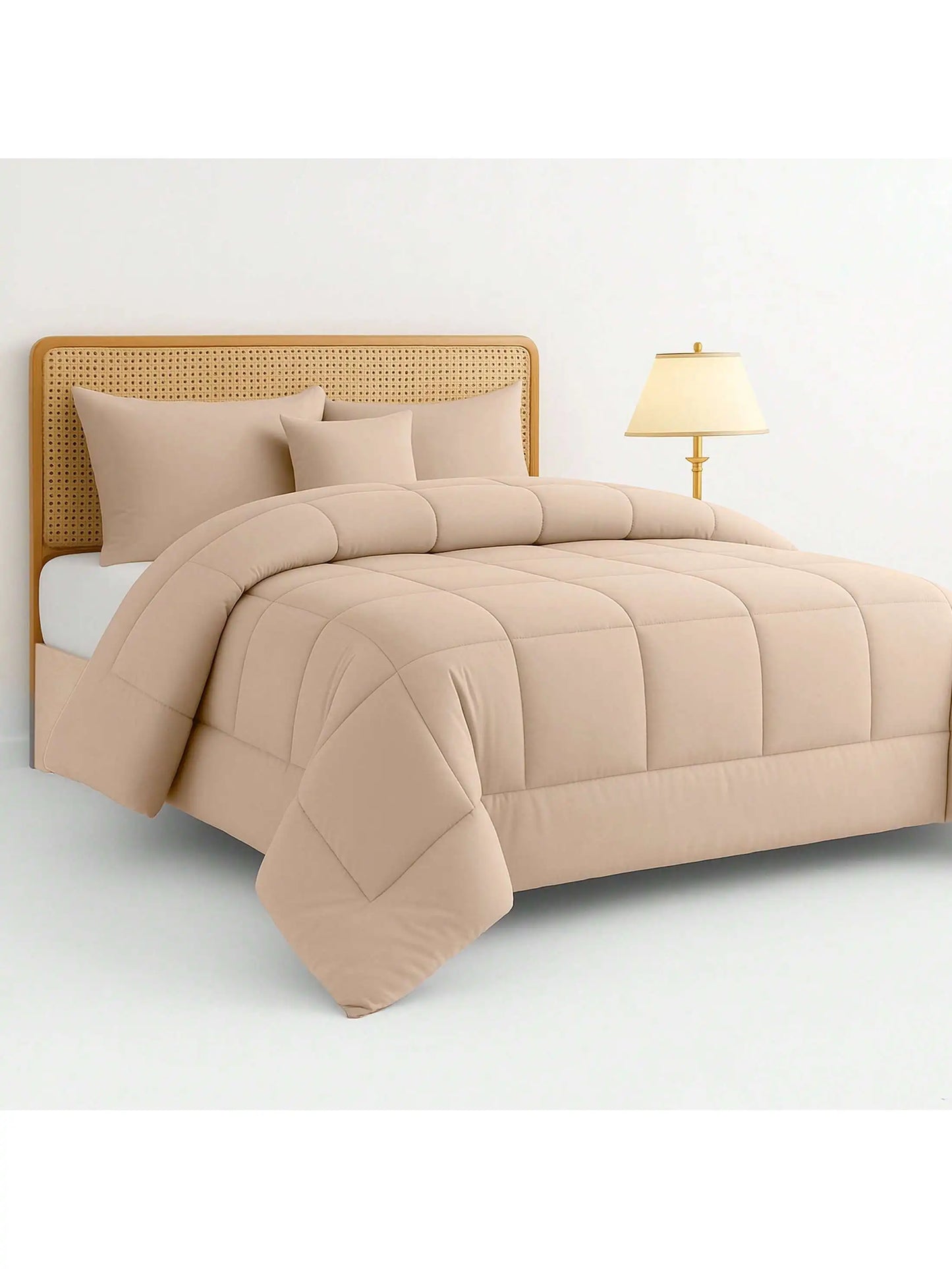 Lux Décor 5-Piece Comforter Set –All in one Bed in a Bag