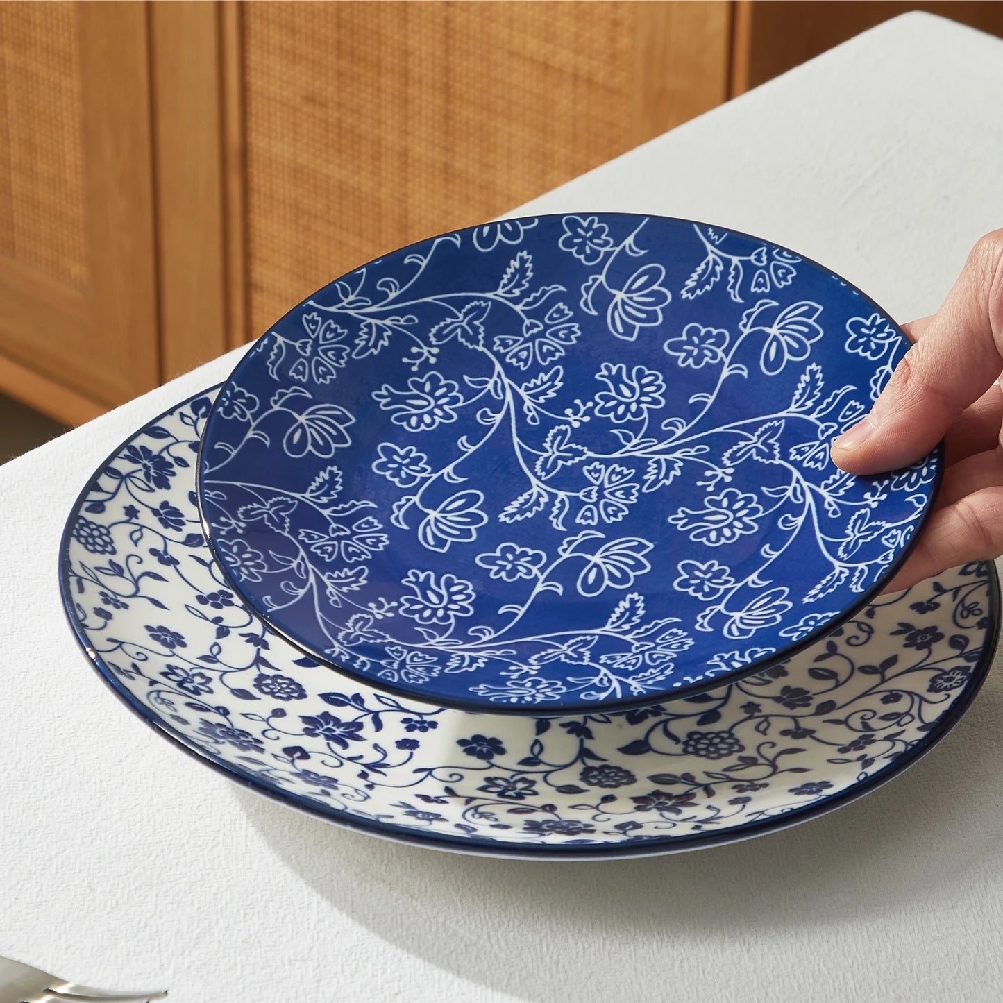 12pcs, Plates and Bowls, Dish Sets for 4
