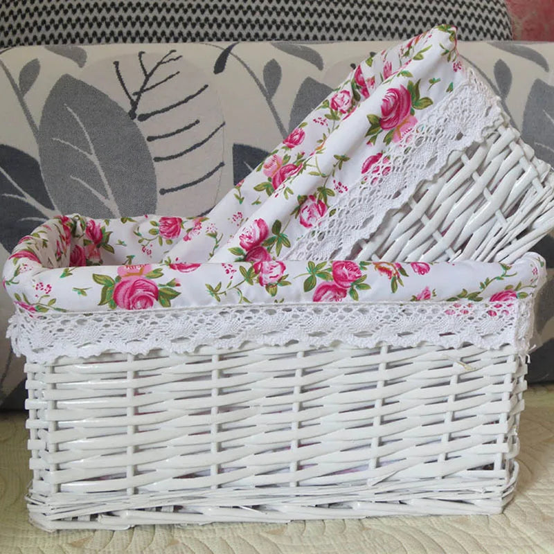 4 Sizes Handmade Rattan Storage Baskets