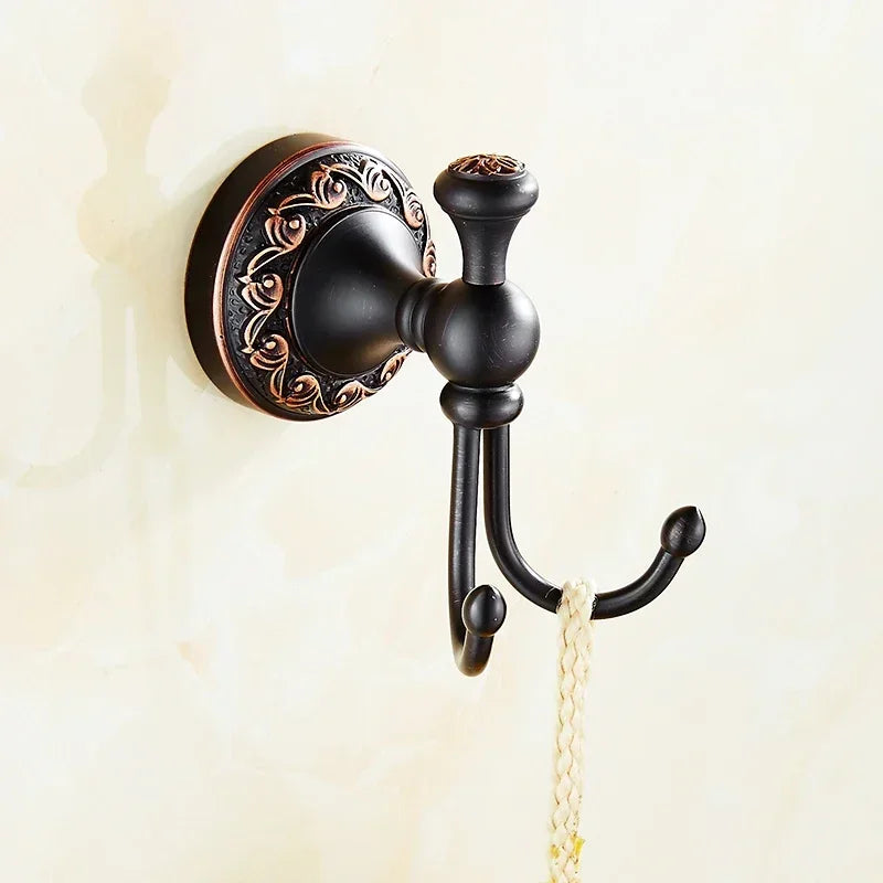 Fancy Black Bronze Bathroom Accessories And Hardware