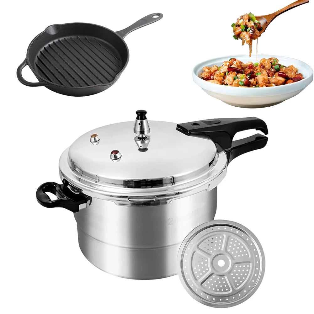 Pressure Cooker with Steaming Plate Small