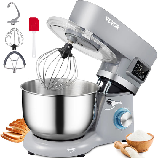 SucceBuy Stand Mixer Electric Dough Mixer 6 Speeds