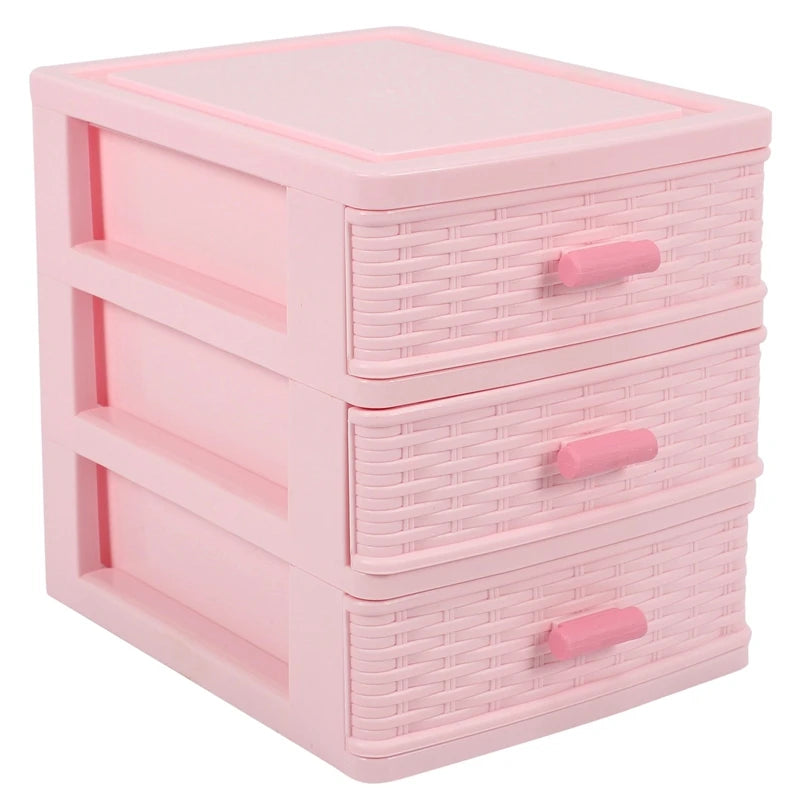 Plastic Drawer Designed 3 Compartment Jewelry