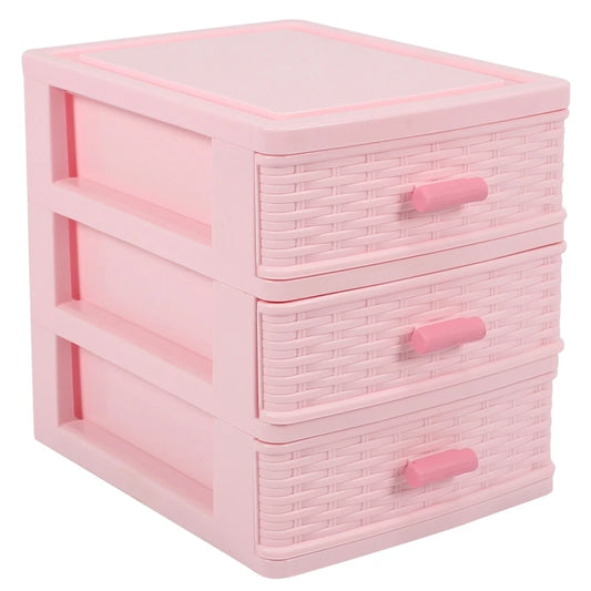 Plastic Drawer Designed 3 Compartment Jewelry