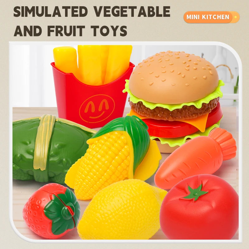 Play Kitchen Cookware Utensils toy Groceries