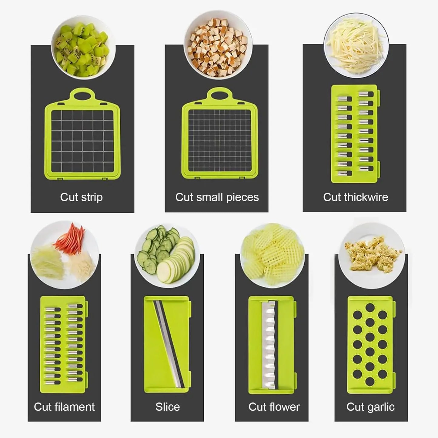16 x 1 Kitchen professional chopper-type slicer