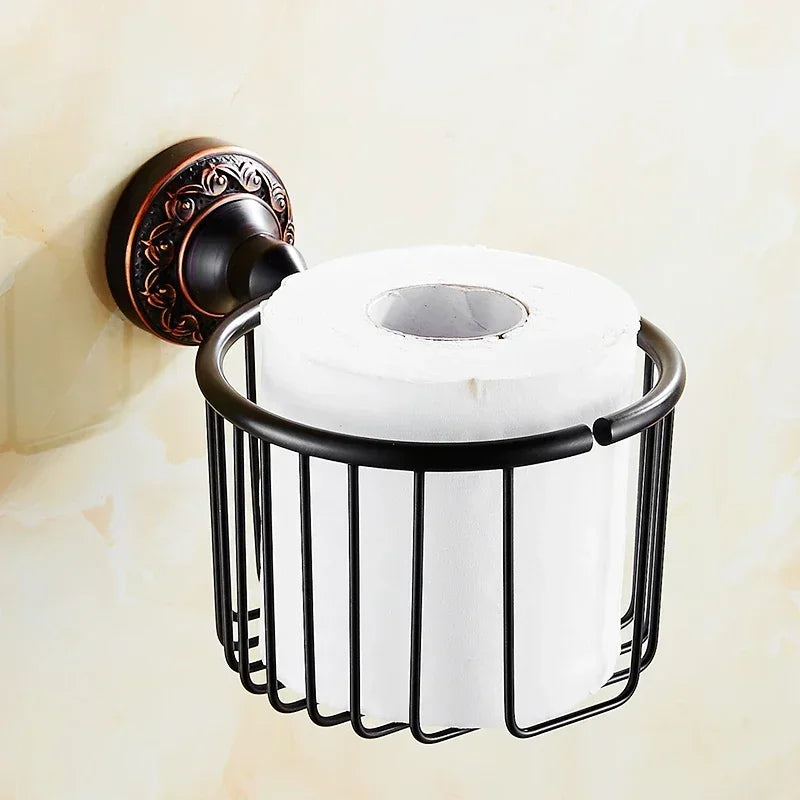 Fancy Black Bronze Bathroom Accessories And Hardware