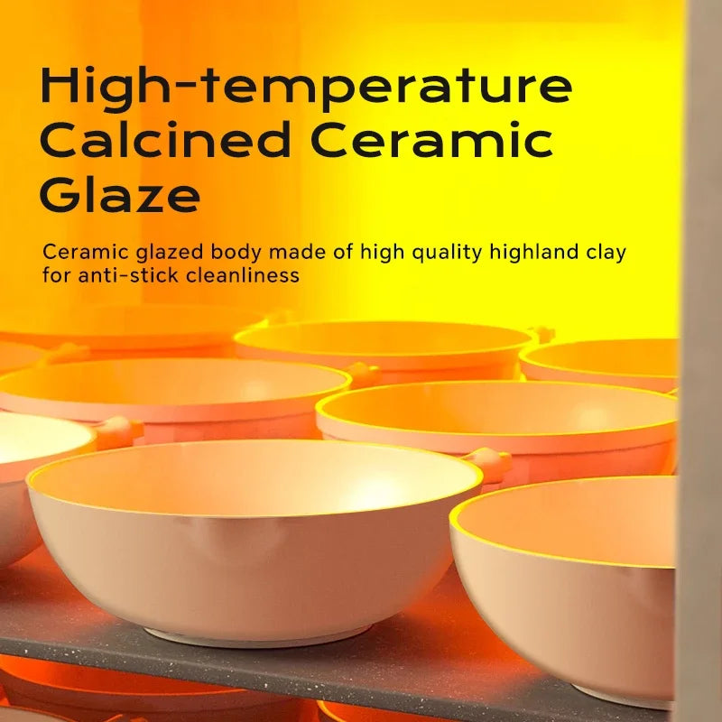 DONNOR  Ceramic Non-stick Stew Pot Induction Cooker