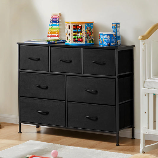 JHK Desser For Bedroom With 7 Fabric Drawers Organize