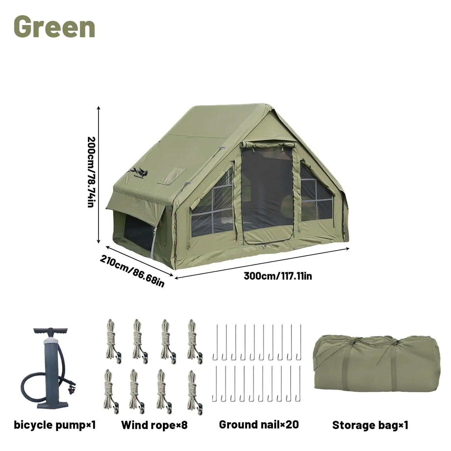 3-4 Person Inflatable Camping Tent