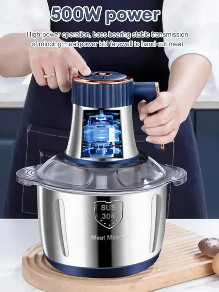 5L Electric Meat Grinders 304 Stainless Steel