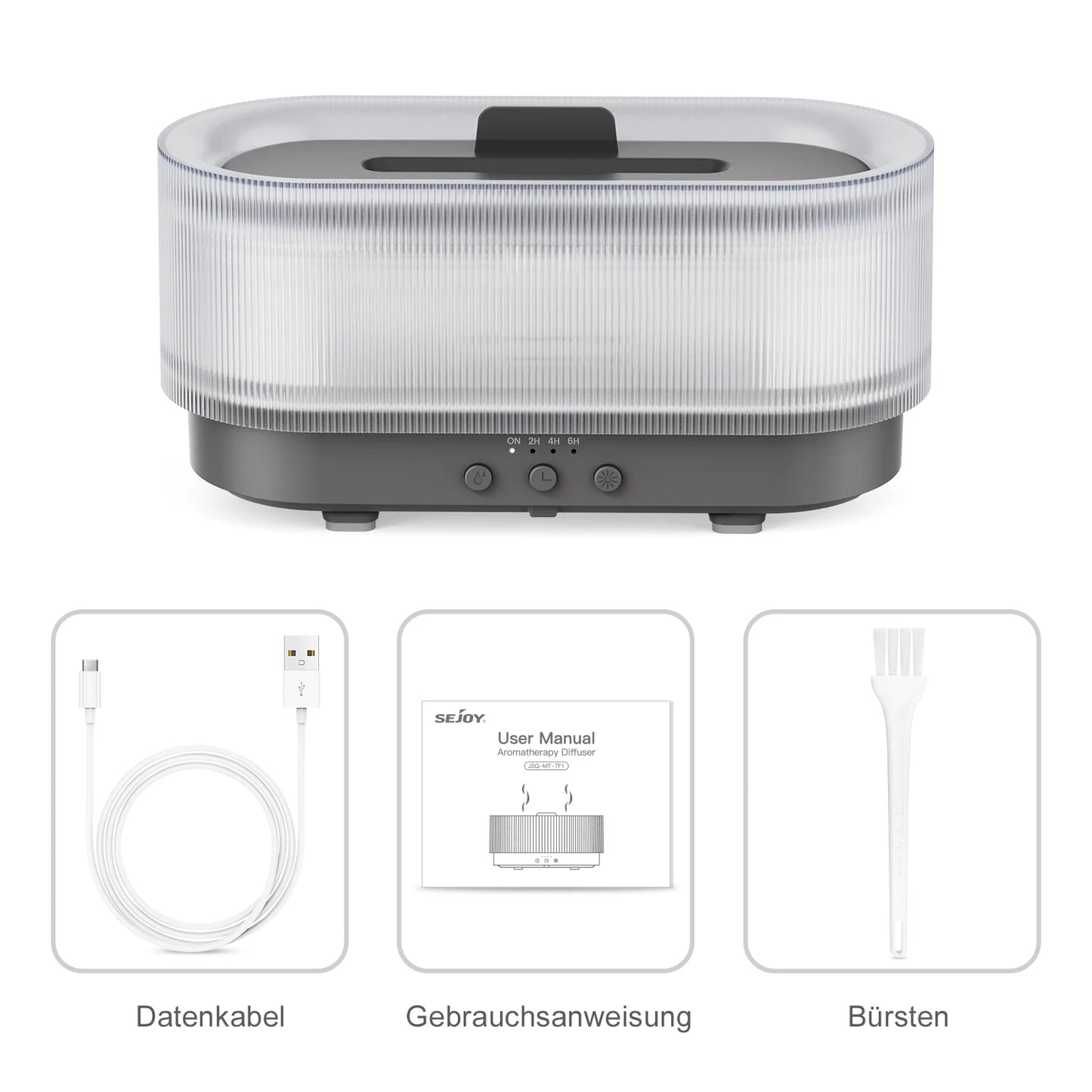 Sejoy  Essential Oils Humidifier Flame  Fragrance Diffuser  Light