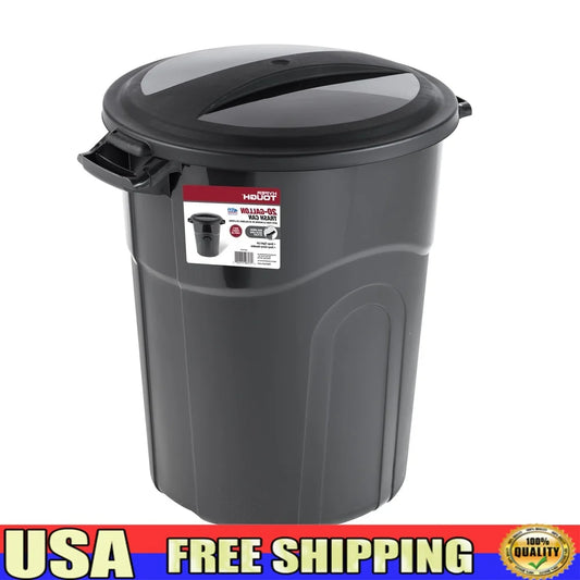 20 Gallon Heavy Duty Plastic Garbage Can