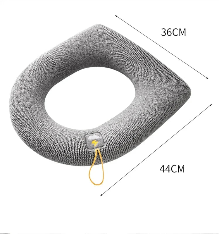 Toilet Seat Home Winter Thickened Fleece Heating Pad