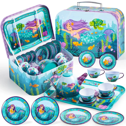 Joyfy Kid Tea Set Mermaid / Princess Play tea set