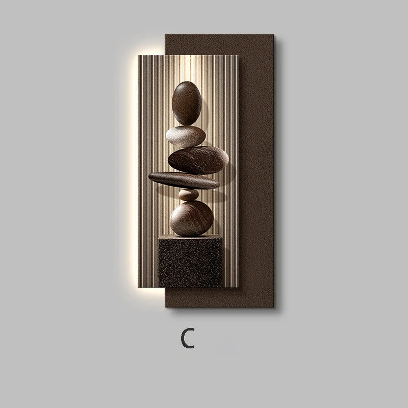 The Corridor Room Is Decorated With Light Luxury Murals