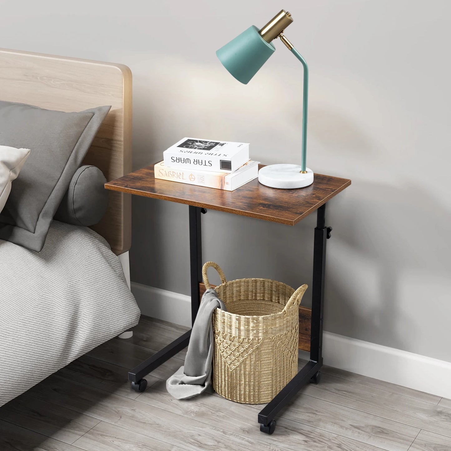 Rolling & Height adjustable P2 15MM Side Table