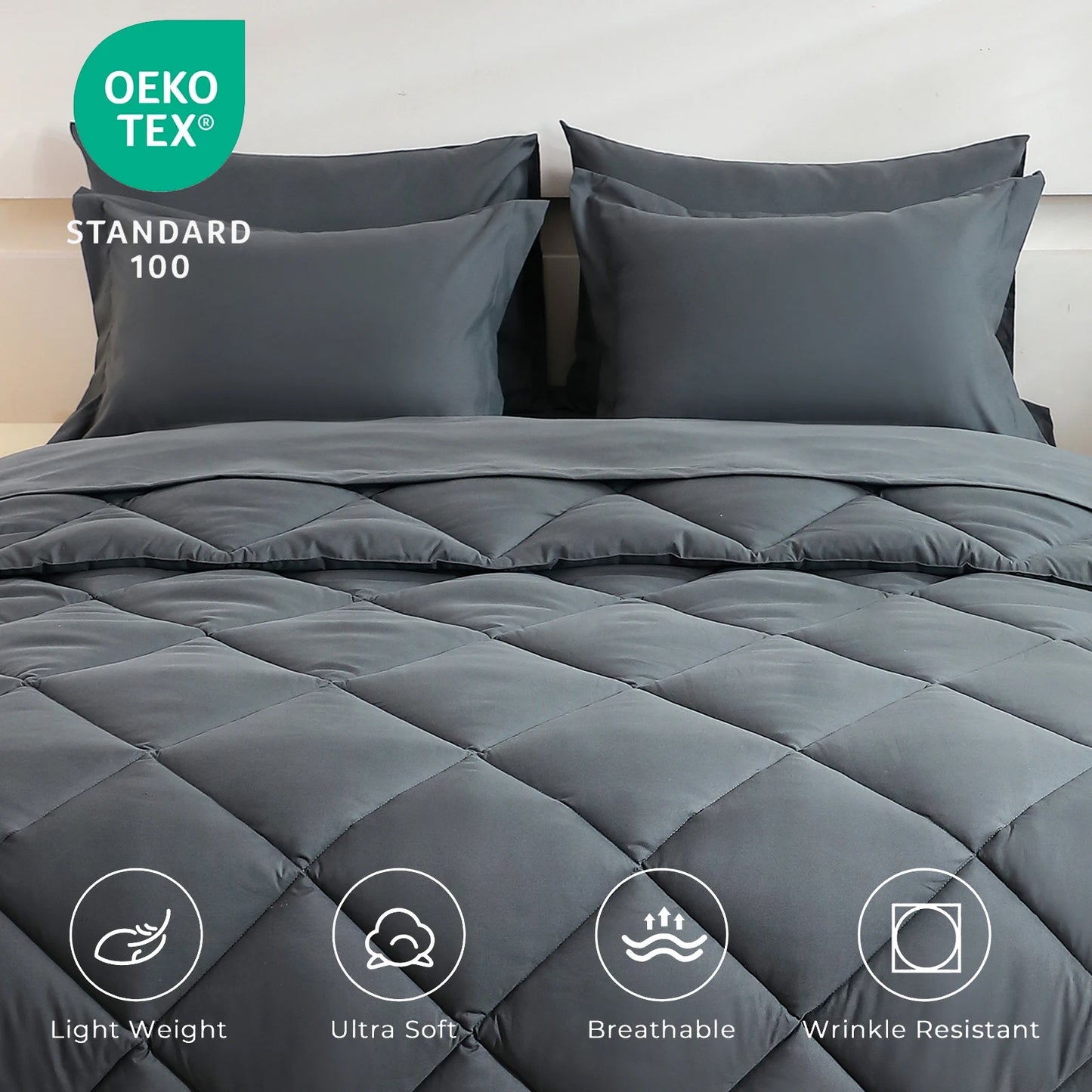 5pcs/7pcs Twin Full Queen King Bedding Sets