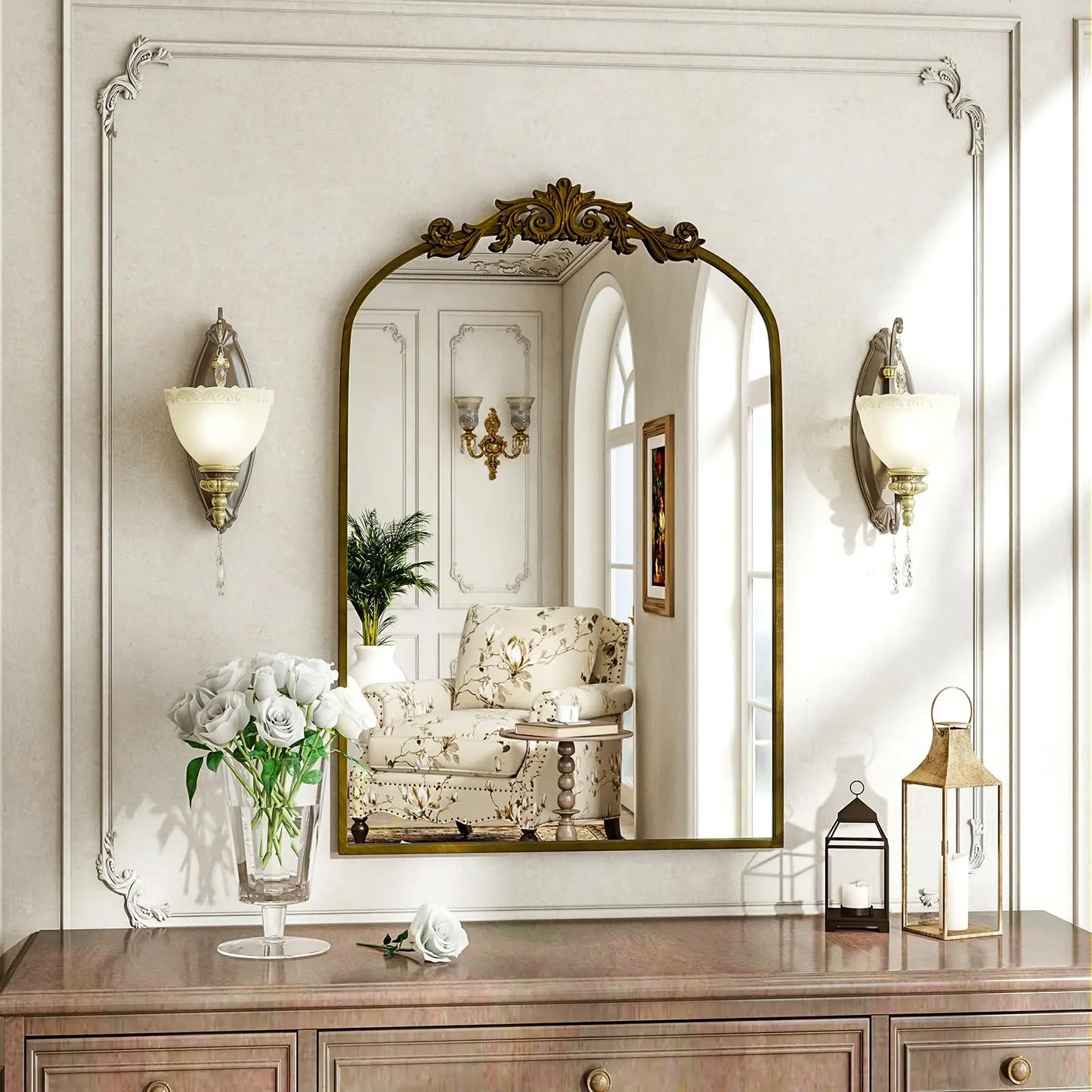 BEAUTYPEAK Vanity Wall Mirror