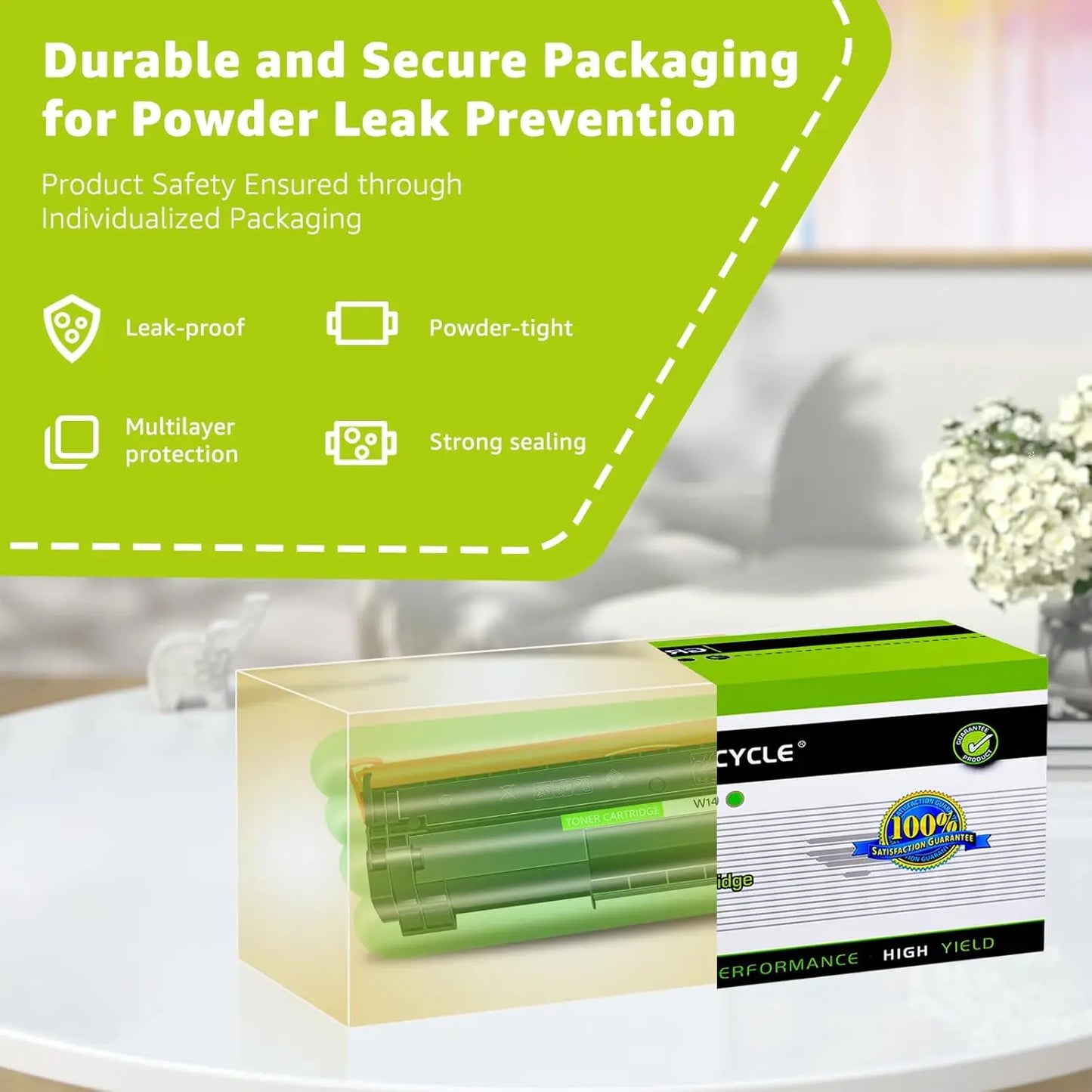 GREENCYCLE W1410X W1410A 141A Compatible for Hp
