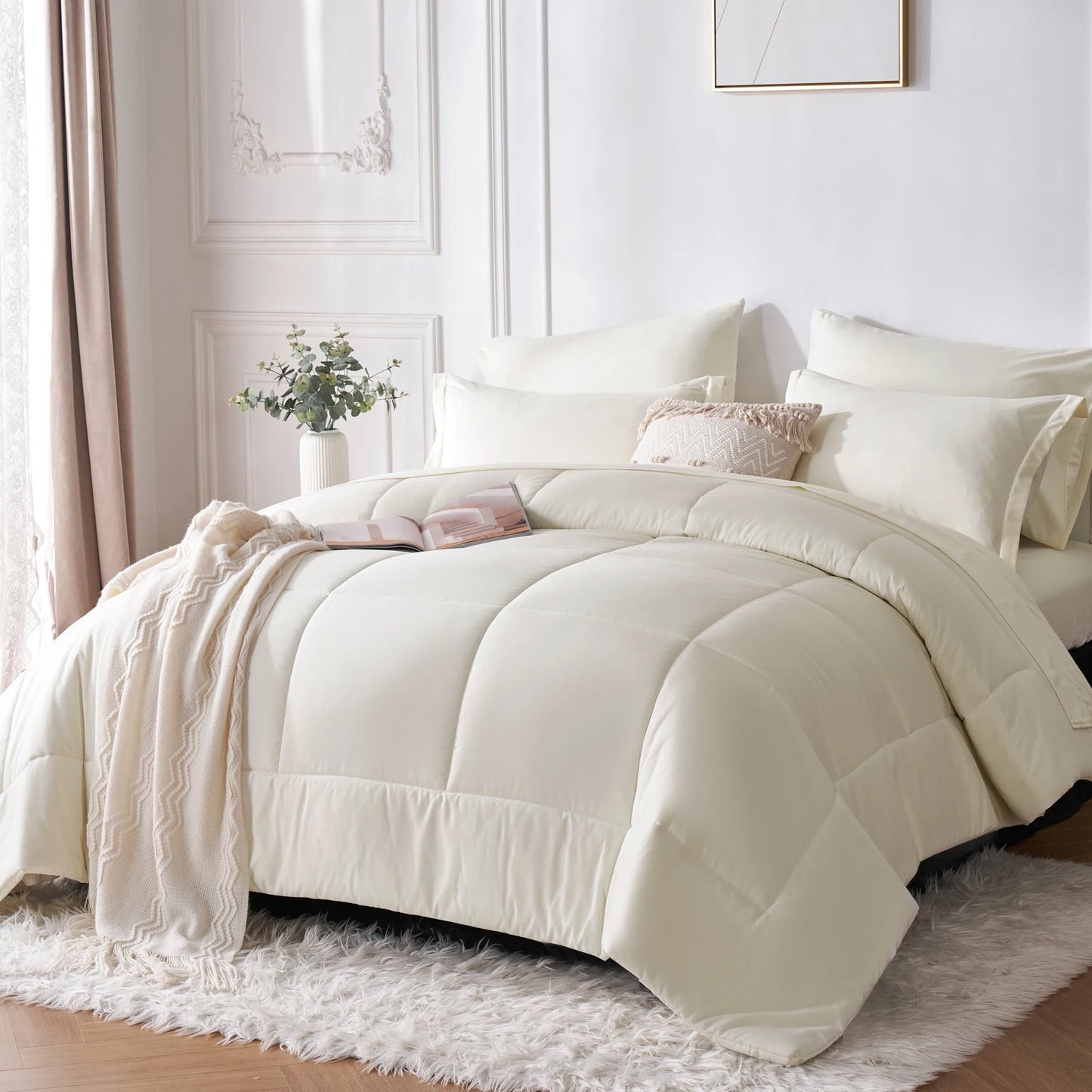 7 Piece Bed In A Bag Comforter Set Queen