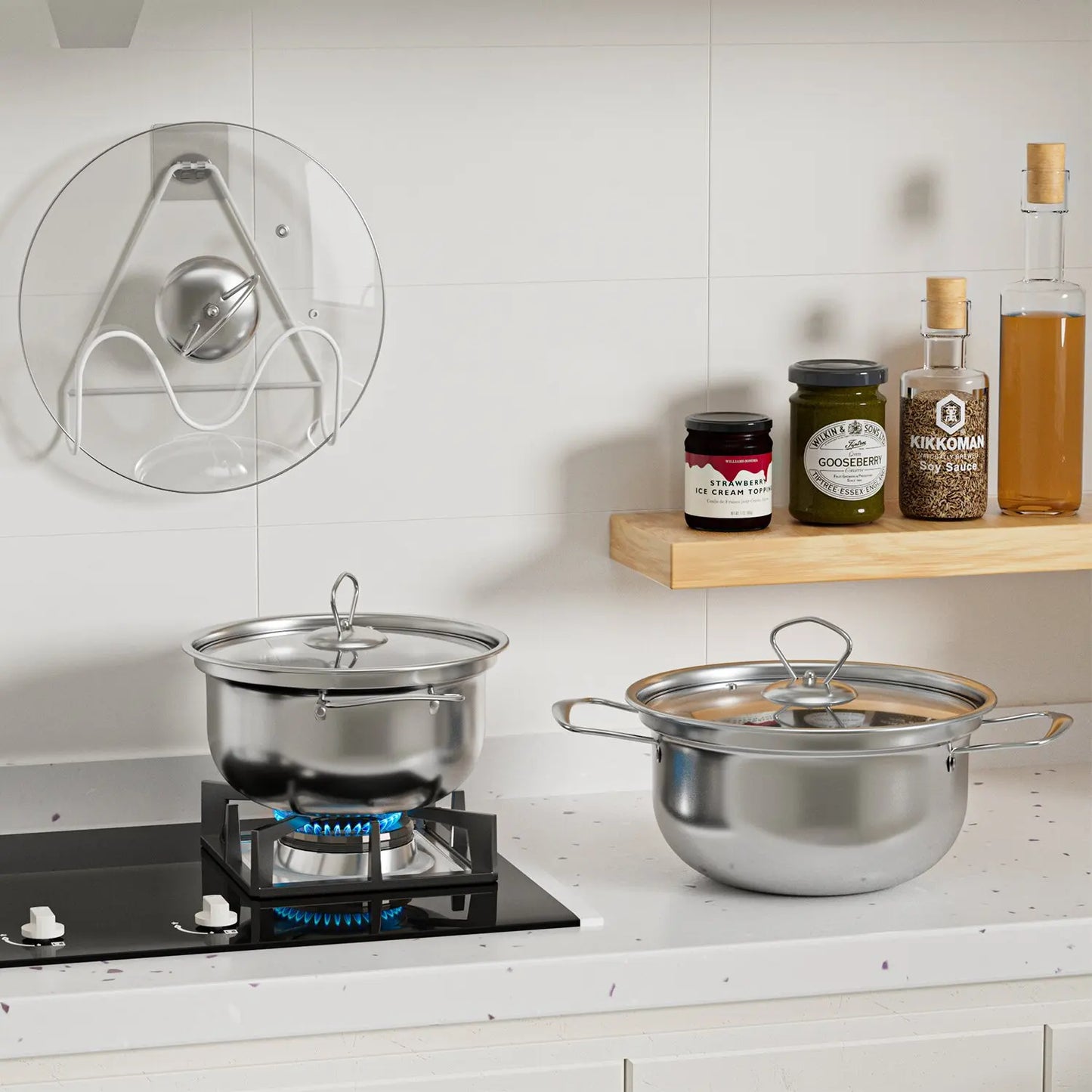 Cookware Set, Stainless Steel Construction