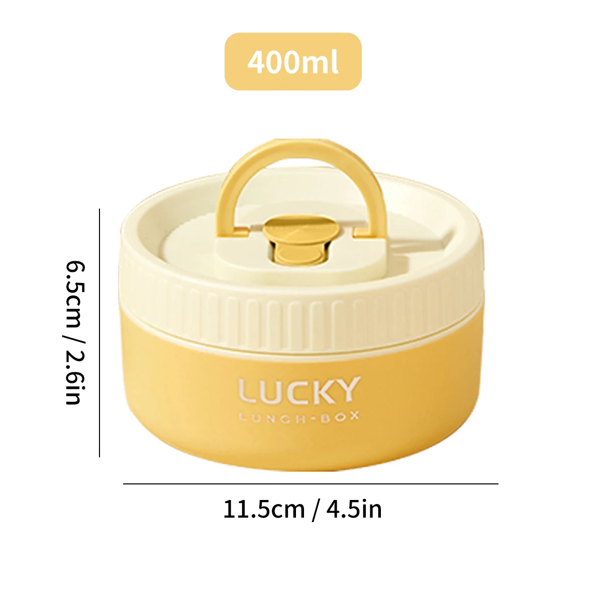 WORTHBUY Portable Insulated Lunch Box 304 Stainless Steel