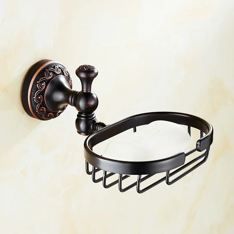 Fancy Black Bronze Bathroom Accessories And Hardware