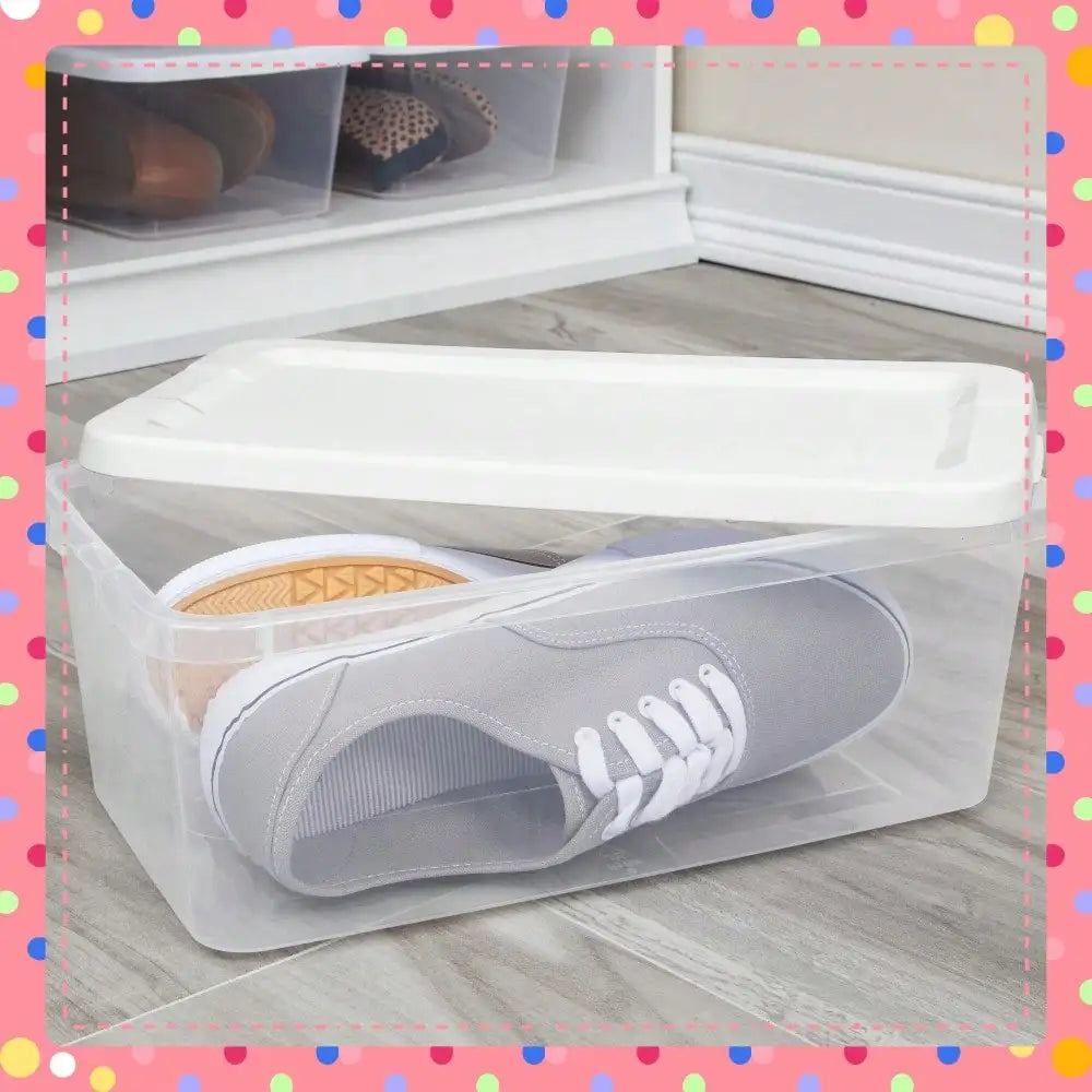 6-Quart Clear Storage Bins