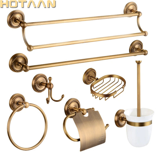 Solid Brass Bathroom Accessories Set