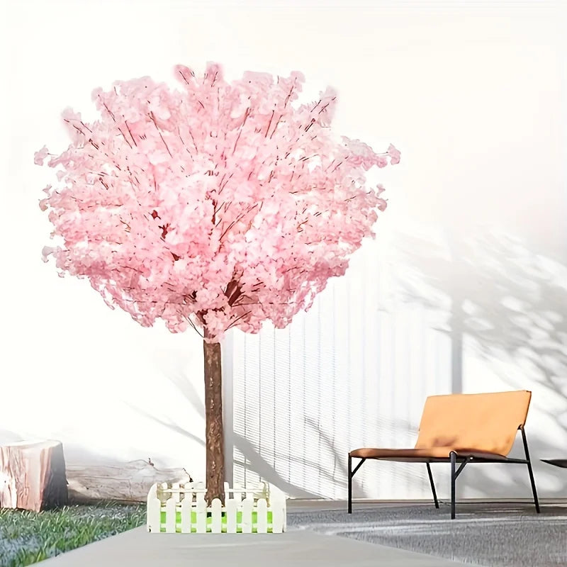 Artificial Cherry Pink Blossom Trees Indoor Decor