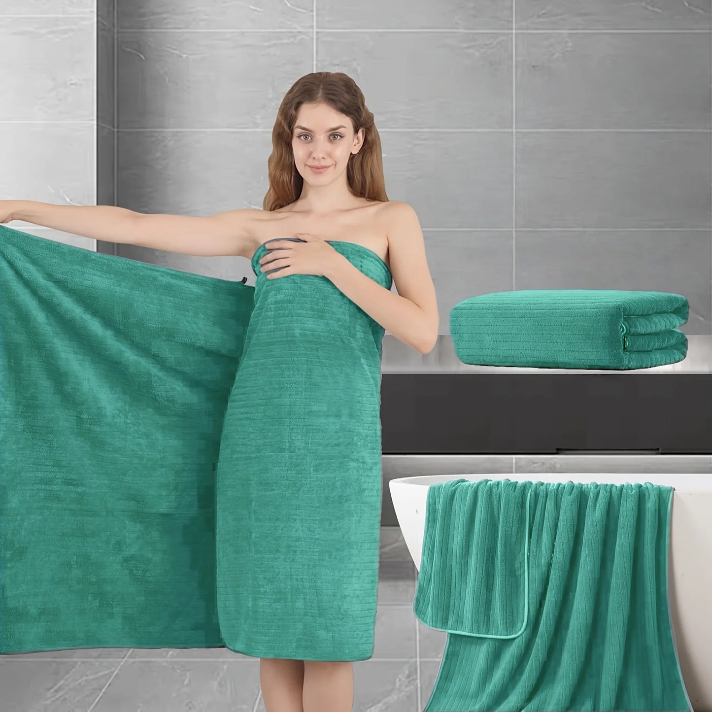 4pcs Hotel cotton towels Bamboo Fiber Towels Sets