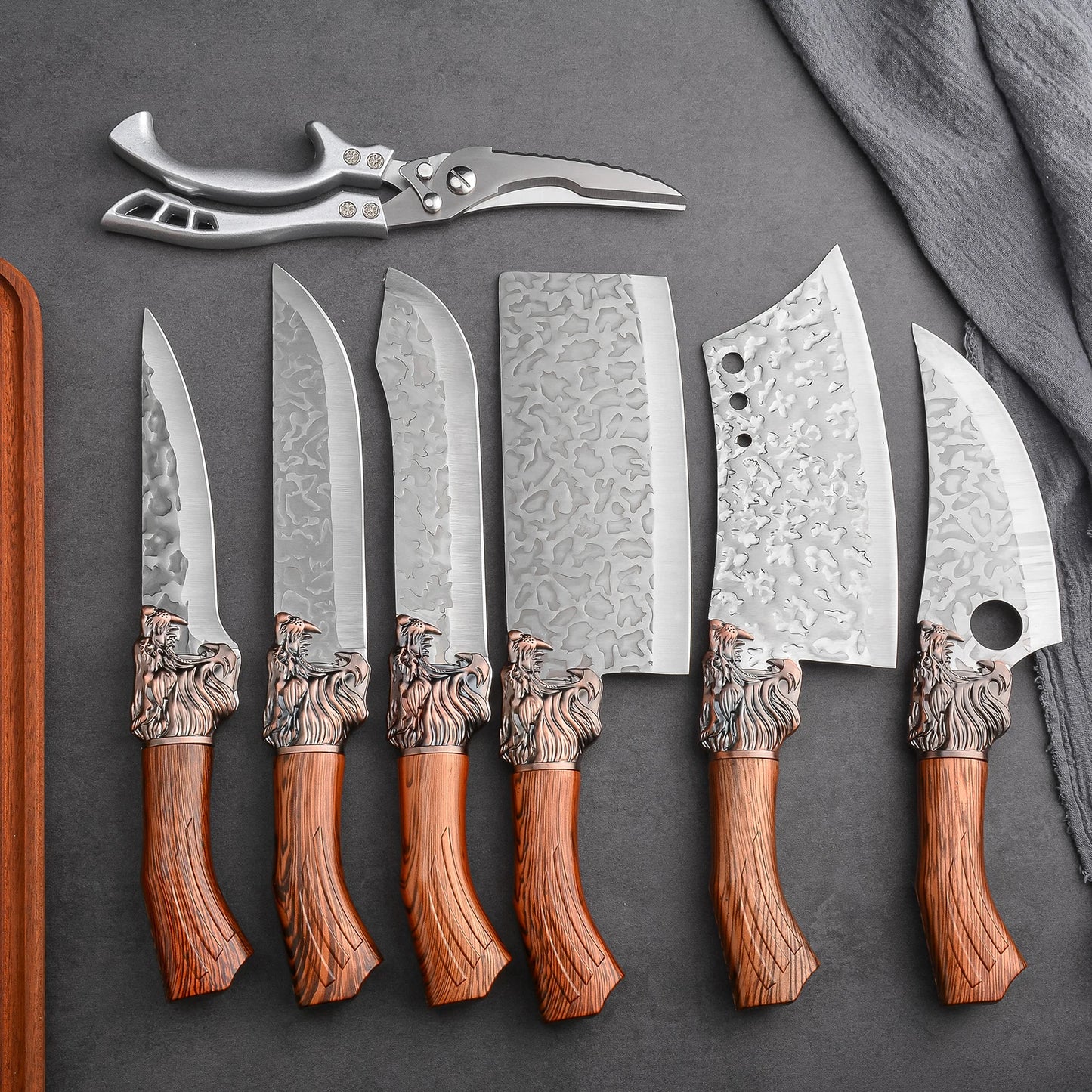 1-7 forged kitchen knife sheath